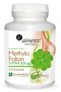 Metylo Folian 600 mcg, Quatrefolic x 100 VEGE kaps. - Aliness