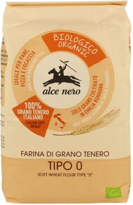 MĄKA 00 NA PIZZĘ PSZENNA TYP 0 BIO 1 kg - ALCE NERO