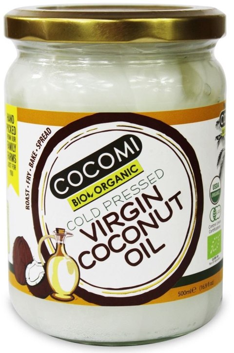 OLEJ KOKOSOWY VIRGIN BIO 500 ml - COCOMI