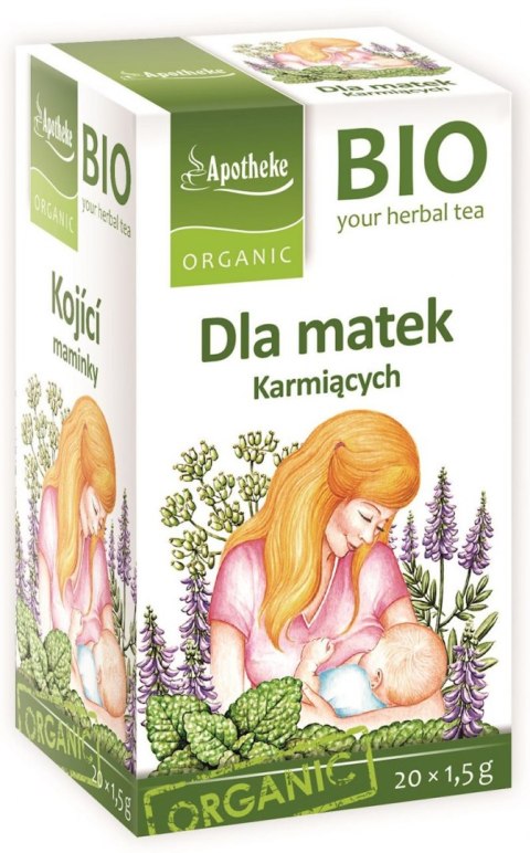 HERBATKA DLA MATEK KARMIĄCYCH BIO 20 x 1,5 g - APOTHEKE