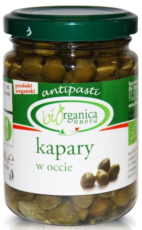 KAPARY MARYNOWANE SŁOIK BIO 140 g - BIO ORGANICA ITALIA (BIORGANICA NUOVA)