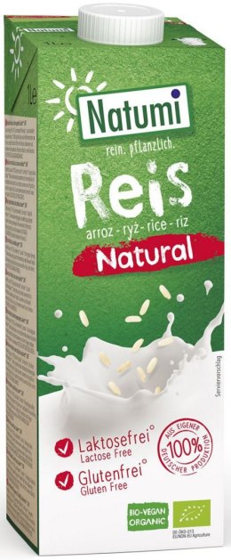 NAPÓJ RYŻOWY BEZGLUTENOWY BIO 1 L - NATUMI MLEKO