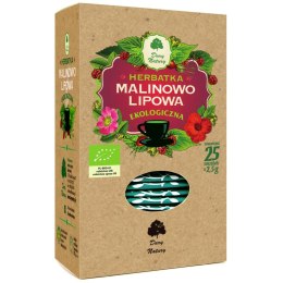 HERBATKA LIPOWO - MALINOWA BIO (25 x 2,5 g) - DARY NATURY
