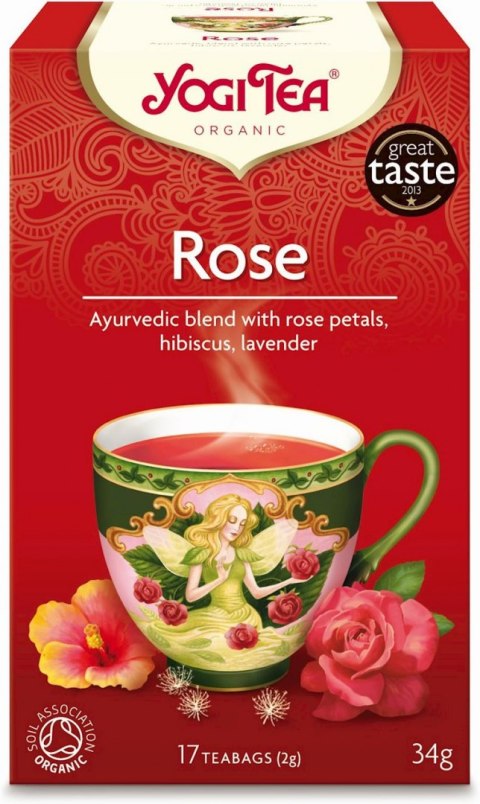 HERBATKA ROSE BIO (17 x 2 g) 34 g - YOGI TEA