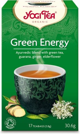 HERBATKA ZIELONA ENERGIA BIO (17 x 1,8 g) 30,6 g - YOGI TEA