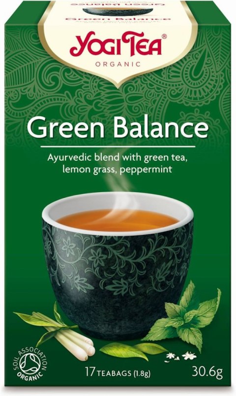 HERBATKA ZIELONA RÓWNOWAGA BIO (17 x 1,8 g) 30,6 g - YOGI TEA