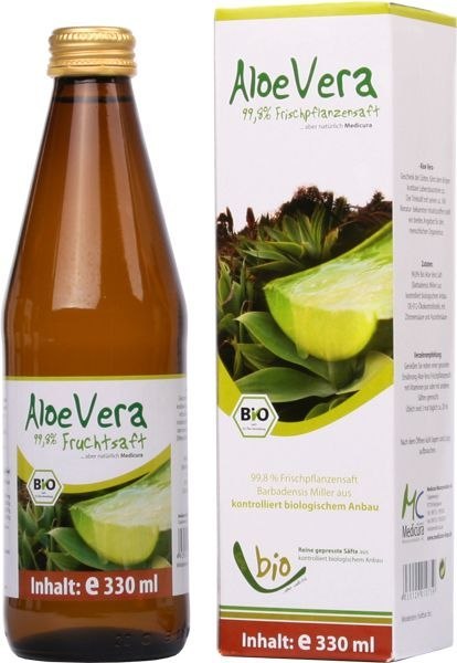 SOK Z ALOESU (ALOE VERA) BIO 330 ml - MEDICURA
