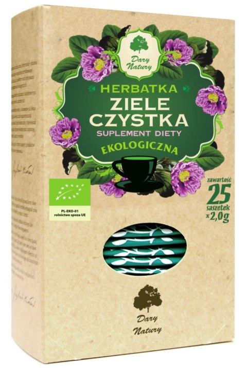 HERBATKA ZIELE CZYSTKA BIO (25 x 2 g) - DARY NATURY