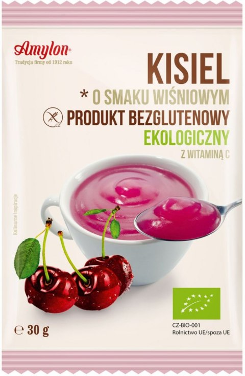 KISIEL WIŚNIOWY BEZGLUTENOWY BIO 30 g - AMYLON