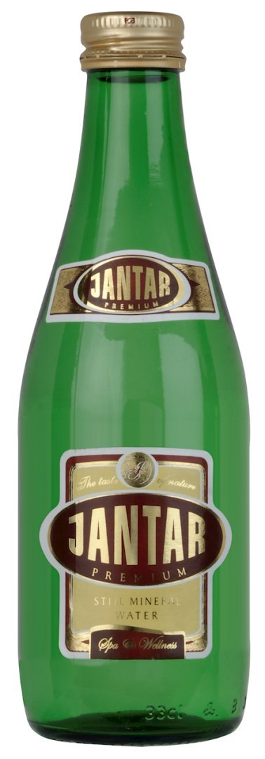 WODA ŹRÓDLANA ŚREDNIOZMINERALIZOWANA NIEGAZOWANA SZKŁO 330 ml - JANTAR