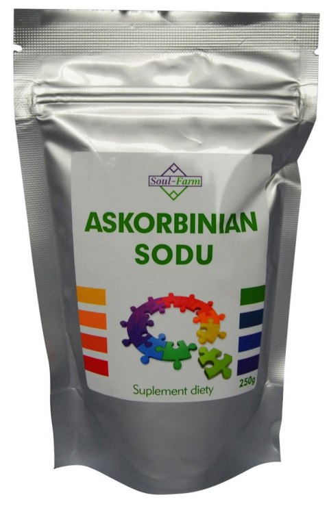 ASKORBINIAN SODU PROSZEK 250 g - SOUL FARM
