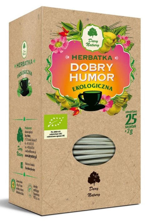 HERBATKA DOBRY HUMOR BIO (25 x 2 g) - DARY NATURY