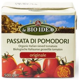 PRZECIER POMIDOROWY PASSATA W KARTONIE BIO 500 ml - LA BIO IDEA