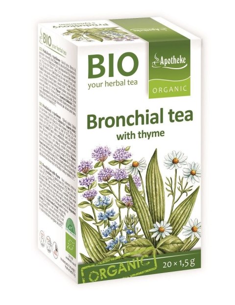 HERBATKA NA OSKRZELA Z TYMIANKIEM BIO 20 x 1,5 g - APOTHEKE