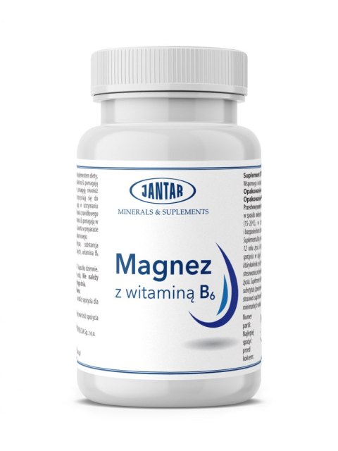 MAGNEZ Z WITAMINĄ B6 90 KAPSUŁEK - JANTAR