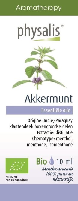 OLEJEK ETERYCZNY MIĘTA POLNA BIO 10 ml - PHYSALIS