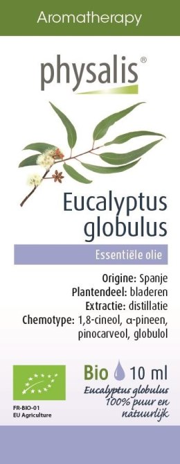 OLEJEK ETERYCZNY EUKALIPTUS BIO 10 ml - PHYSALIS