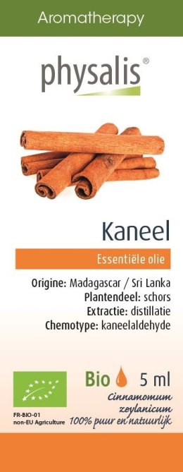 OLEJEK ETERYCZNY CYNAMON CEJLON BIO 5 ml PHYSALIS