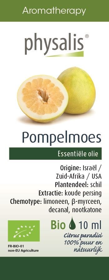 OLEJEK ETERYCZNY GREJFRUT BIO 10 ml - PHYSALIS