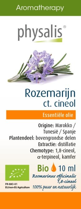 OLEJEK ETERYCZNY ROZMARYN LEKARSKI BIO 10 ml