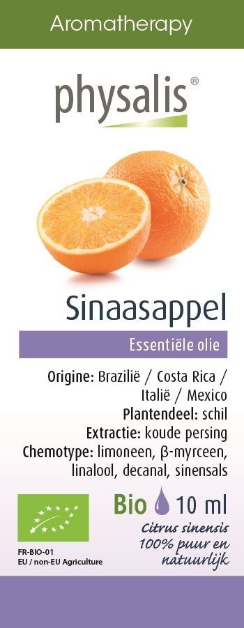 OLEJEK ETERYCZNY SINAASAPPEL (POMARAŃCZA CHIŃSKA) BIO 10 ml - PHYSALIS