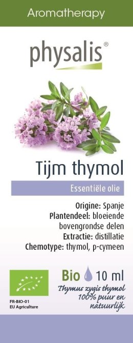 OLEJEK ETERYCZNY TYMIANEK THYMUS ZYGI BIO 10 ml