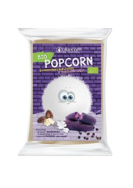 POPCORN Z NIEBIESKIEJ KUKURYDZY Z MASŁEM SHEA I SOLĄ DO PRZYGOTOWANIA W MIKROFALÓWCE BIO 100 g - POPCROP