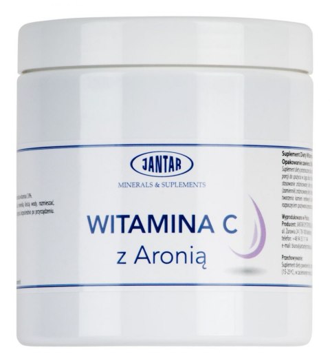 WITAMINA C Z ARONIĄ W PROSZKU 500 g - JANTAR
