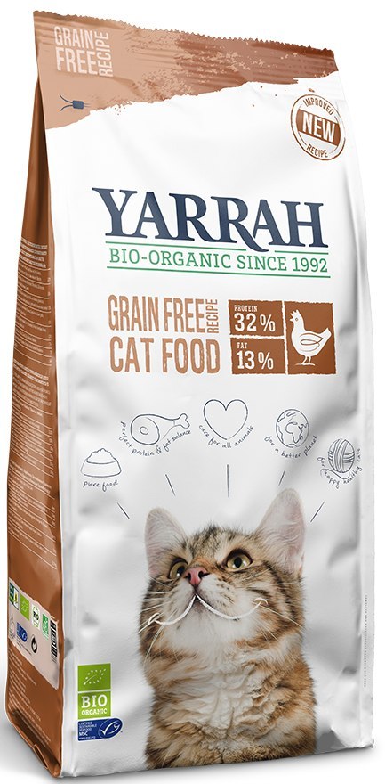 KARMA KURCZAKgROSZEK DOROSŁE KOTA BIO 800g YARRAH