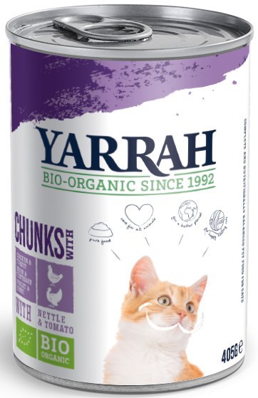 KURCZAK INDYK DLA KOTA DOROSŁEGO BIO 405g YARRAH