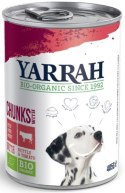 KARMA WOŁOWINA POKRZYWA POMID PSA BIO 405g YARRAH