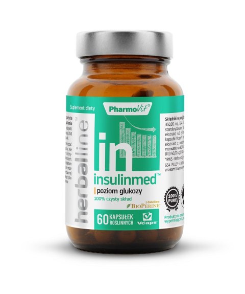INSULINMED 60 KAPSUŁEK 28,58 g - PHARMOVIT (HERBALLINE)