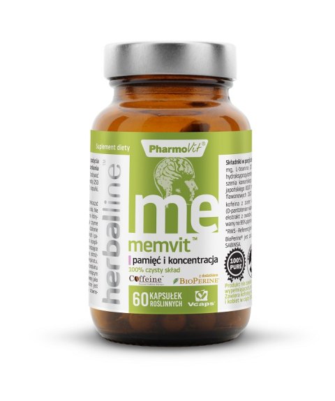 MEMVIT 60 KAPSUŁEK 26,38 g - PHARMOVIT (HERBALLINE)