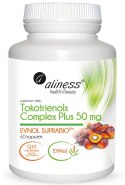 Tokotrienols Complex PLUS 50 mg, EVNOL SUPRABIO x 60 caps. - Aliness
