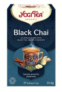 HERBATA CZARNA BLACK CHAI Z IMBIREM I CYNAMONEM BIO (17 x 2,2 g) 37,4 g - YOGI TEA