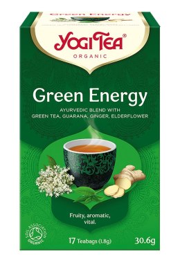 HERBATKA ZIELONA ENERGIA BIO (17 x 1,8 g) 30,6 g - YOGI TEA