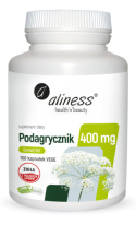 Podagrycznik ekstrakt 10:1 400mg x 100 Vege caps - Aliness