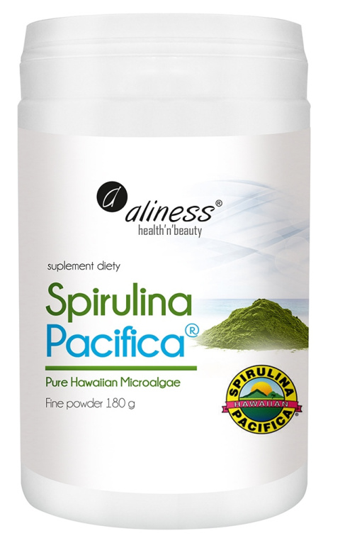 SPIRULINA HAWAJSKA PACYFICA PROSZEK 180G - ALINESS