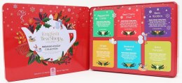 ZESTAW HERBAT I HERBATEK ŚWIĄTECZNYCH PREMIUM BIO W PUSZCE (6 SMAKÓW) (36 x 1,5 g) 54 g (PRODUKT SEZONOWY) - ENGLISH TEA SHOP O