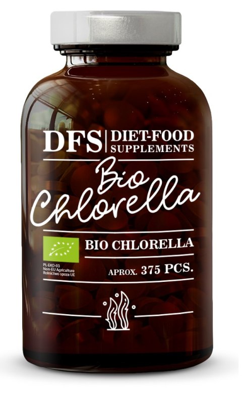CHLORELLA BIO 375 TABLETEK 150 g (400 mg) - DIET-FOOD
