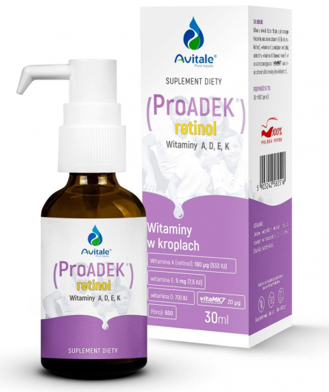 Witamina ProADEK retinol, 30 ml Aliness