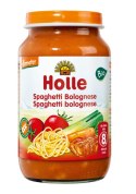 OBIADEK SPAGHETTI BEZ DODATKU CUKRÓW PO 8 MIESIĄCU DEMETER BIO 220 g (SŁOIK) - HOLLE