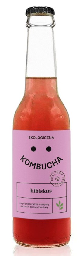 KOMBUCHA Z HIBISKUSEM BIO 270 ml - ZAKWASOWNIA