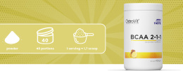 OstroVit BCAA 2-1-1 400 g AMINOKWASY LEMON