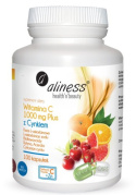 Witamina C 1000 mg CYNK bioflaw, rutyna, acer. x 100 VEGE kaps. - Aliness