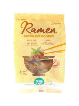 MAKARON RAMEN NOODLE Z RYŻU BRĄZOWEGO BEZGLUTENOWY BIO 280 g - TERRASANA