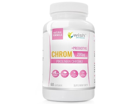 WISH CHROM PIKOLINIAN 200MCG PREBIOTYK 60 KAPS