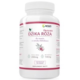 WISH DZIKA RÓŻA 200MG DO SSANIA HIBISKUS 120 TAB