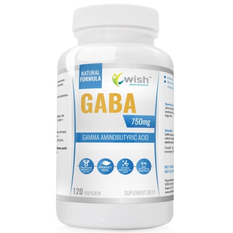 WISH GABA GAMMA AMINOBUTYRIC ACID 750MG 120 KAPS