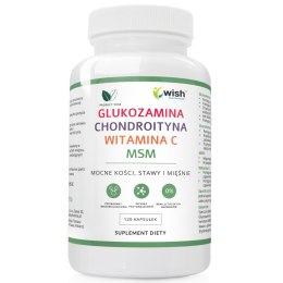 WISH GLUKOZAMINA COMPLEX 120 KAPSUŁEK VEGE